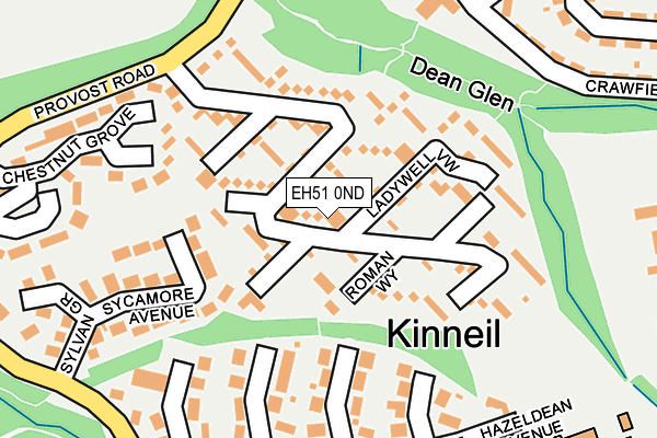 EH51 0ND map - OS OpenMap – Local (Ordnance Survey) EH51 0ND map - OS OpenMap – Local (Ordnance Survey)