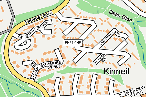 EH51 0NF map - OS OpenMap – Local (Ordnance Survey) EH51 0NF map - OS OpenMap – Local (Ordnance Survey)
