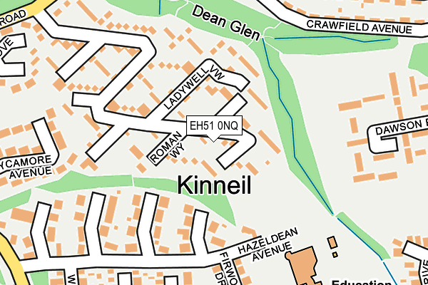 EH51 0NQ map - OS OpenMap – Local (Ordnance Survey) EH51 0NQ map - OS OpenMap – Local (Ordnance Survey)