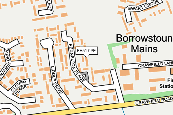 EH51 0PE map - OS OpenMap – Local (Ordnance Survey) EH51 0PE map - OS OpenMap – Local (Ordnance Survey)