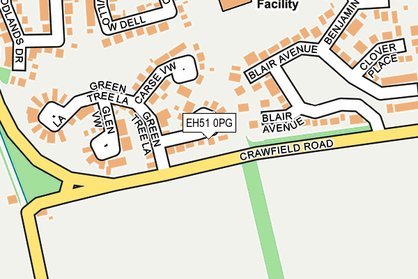 EH51 0PG map - OS OpenMap – Local (Ordnance Survey)