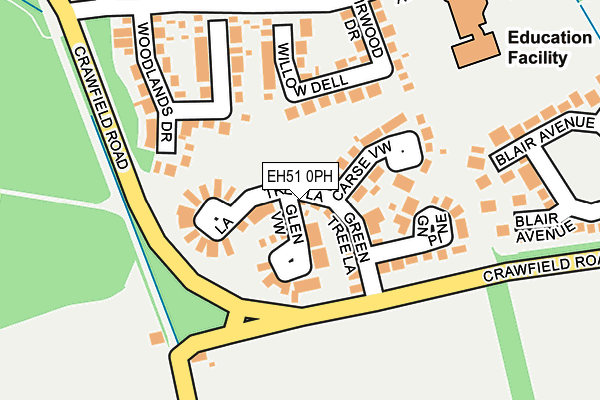 EH51 0PH map - OS OpenMap – Local (Ordnance Survey) EH51 0PH map - OS OpenMap – Local (Ordnance Survey)