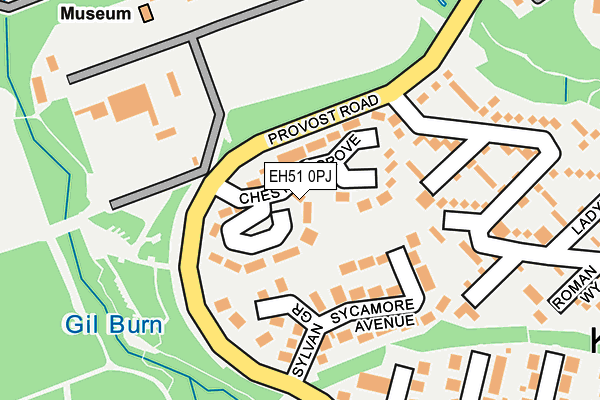 EH51 0PJ map - OS OpenMap – Local (Ordnance Survey) EH51 0PJ map - OS OpenMap – Local (Ordnance Survey)