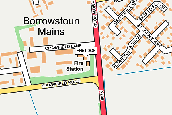 EH51 0QF map - OS OpenMap – Local (Ordnance Survey) EH51 0QF map - OS OpenMap – Local (Ordnance Survey)
