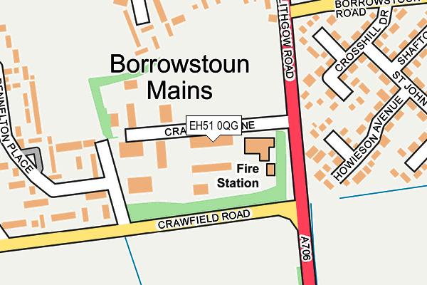 EH51 0QG map - OS OpenMap – Local (Ordnance Survey)