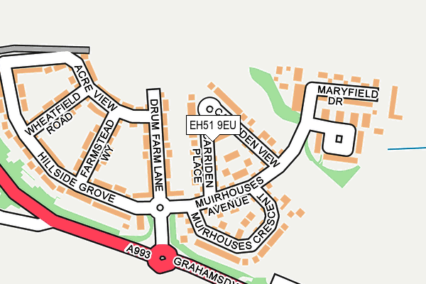 EH51 9EU map - OS OpenMap – Local (Ordnance Survey) EH51 9EU map - OS OpenMap – Local (Ordnance Survey)
