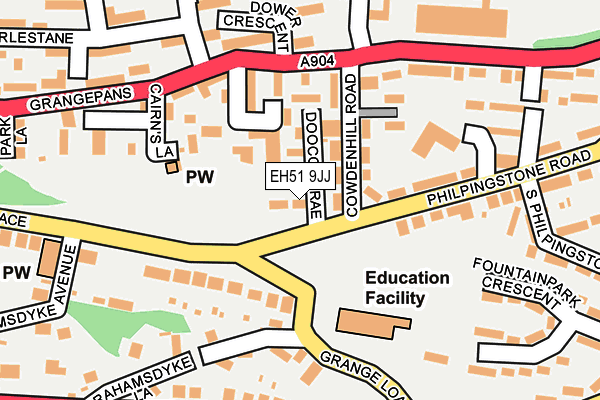 EH51 9JJ map - OS OpenMap – Local (Ordnance Survey) EH51 9JJ map - OS OpenMap – Local (Ordnance Survey)