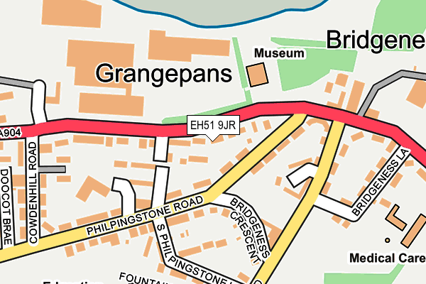 EH51 9JR map - OS OpenMap – Local (Ordnance Survey) EH51 9JR map - OS OpenMap – Local (Ordnance Survey)