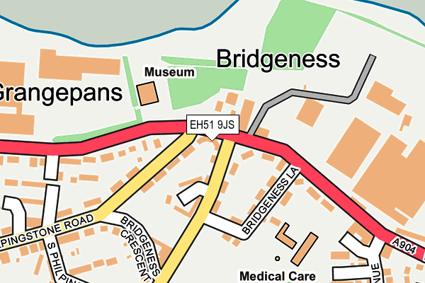 EH51 9JS map - OS OpenMap – Local (Ordnance Survey) EH51 9JS map - OS OpenMap – Local (Ordnance Survey)