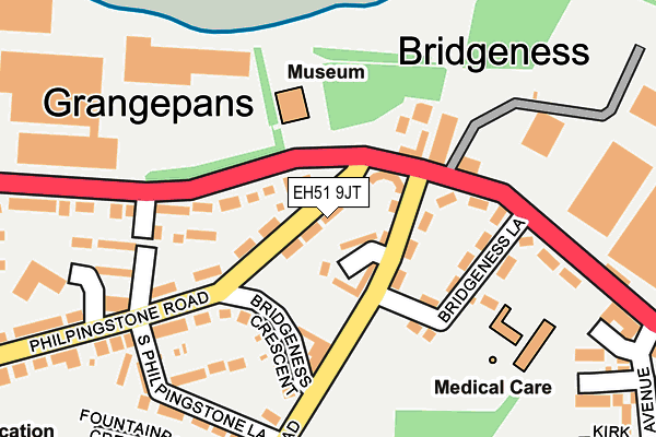 EH51 9JT map - OS OpenMap – Local (Ordnance Survey) EH51 9JT map - OS OpenMap – Local (Ordnance Survey)