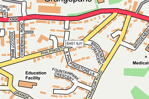 EH51 9JY map - OS OpenMap – Local (Ordnance Survey) EH51 9JY map - OS OpenMap – Local (Ordnance Survey)