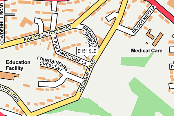 EH51 9LE map - OS OpenMap – Local (Ordnance Survey) EH51 9LE map - OS OpenMap – Local (Ordnance Survey)