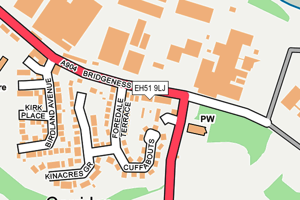 EH51 9LJ map - OS OpenMap – Local (Ordnance Survey) EH51 9LJ map - OS OpenMap – Local (Ordnance Survey)