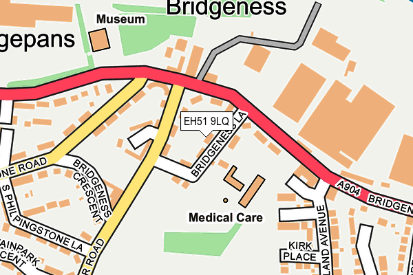 EH51 9LQ map - OS OpenMap – Local (Ordnance Survey) EH51 9LQ map - OS OpenMap – Local (Ordnance Survey)