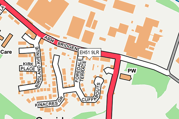 EH51 9LR map - OS OpenMap – Local (Ordnance Survey) EH51 9LR map - OS OpenMap – Local (Ordnance Survey)