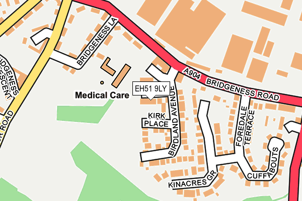 EH51 9LY map - OS OpenMap – Local (Ordnance Survey) EH51 9LY map - OS OpenMap – Local (Ordnance Survey)
