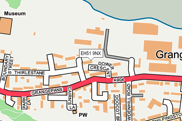 EH51 9NX map - OS OpenMap – Local (Ordnance Survey) EH51 9NX map - OS OpenMap – Local (Ordnance Survey)