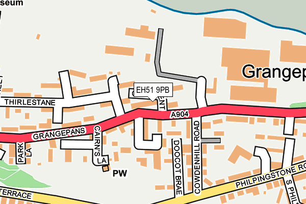 EH51 9PB map - OS OpenMap – Local (Ordnance Survey) EH51 9PB map - OS OpenMap – Local (Ordnance Survey)
