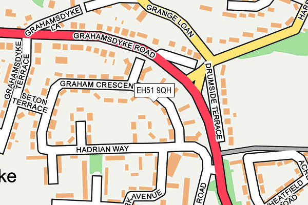 EH51 9QH map - OS OpenMap – Local (Ordnance Survey) EH51 9QH map - OS OpenMap – Local (Ordnance Survey)