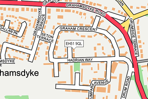 EH51 9QL map - OS OpenMap – Local (Ordnance Survey) EH51 9QL map - OS OpenMap – Local (Ordnance Survey)