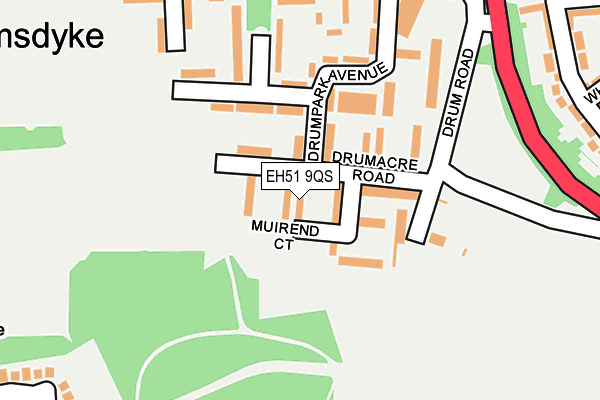 EH51 9QS map - OS OpenMap – Local (Ordnance Survey) EH51 9QS map - OS OpenMap – Local (Ordnance Survey)