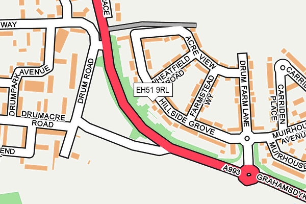 EH51 9RL map - OS OpenMap – Local (Ordnance Survey) EH51 9RL map - OS OpenMap – Local (Ordnance Survey)