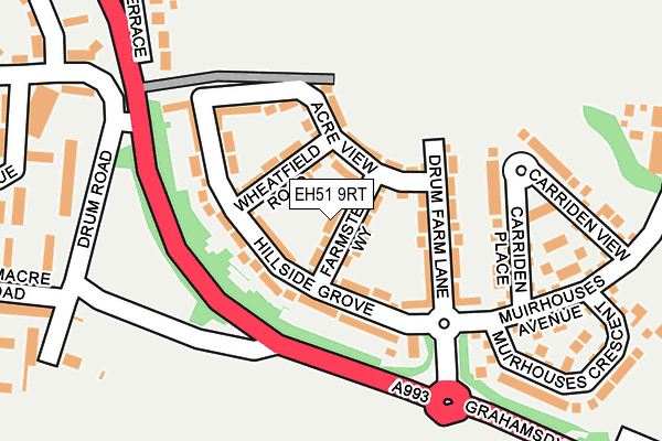 EH51 9RT map - OS OpenMap – Local (Ordnance Survey) EH51 9RT map - OS OpenMap – Local (Ordnance Survey)