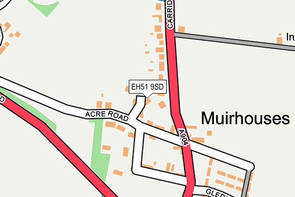 EH51 9SD map - OS OpenMap – Local (Ordnance Survey)