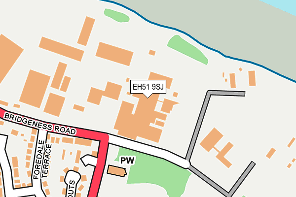 EH51 9SJ map - OS OpenMap – Local (Ordnance Survey) EH51 9SJ map - OS OpenMap – Local (Ordnance Survey)