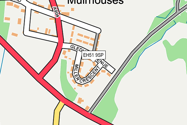 EH51 9SP map - OS OpenMap – Local (Ordnance Survey) EH51 9SP map - OS OpenMap – Local (Ordnance Survey)