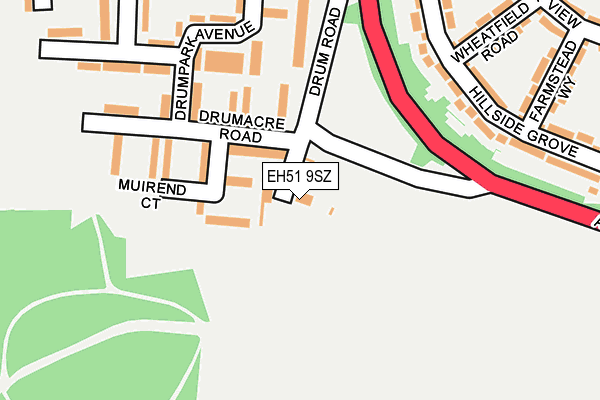 EH51 9SZ map - OS OpenMap – Local (Ordnance Survey) EH51 9SZ map - OS OpenMap – Local (Ordnance Survey)