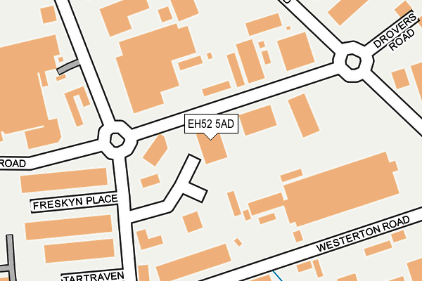 EH52 5AD map - OS OpenMap – Local (Ordnance Survey) EH52 5AD map - OS OpenMap – Local (Ordnance Survey)