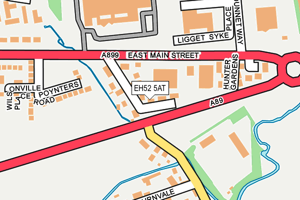 EH52 5AT map - OS OpenMap – Local (Ordnance Survey) EH52 5AT map - OS OpenMap – Local (Ordnance Survey)