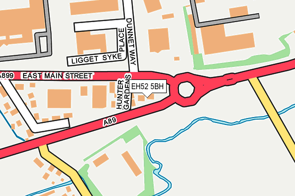 EH52 5BH map - OS OpenMap – Local (Ordnance Survey) EH52 5BH map - OS OpenMap – Local (Ordnance Survey)
