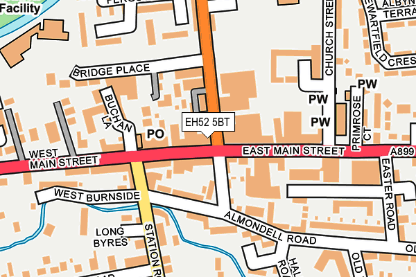 EH52 5BT map - OS OpenMap – Local (Ordnance Survey) EH52 5BT map - OS OpenMap – Local (Ordnance Survey)