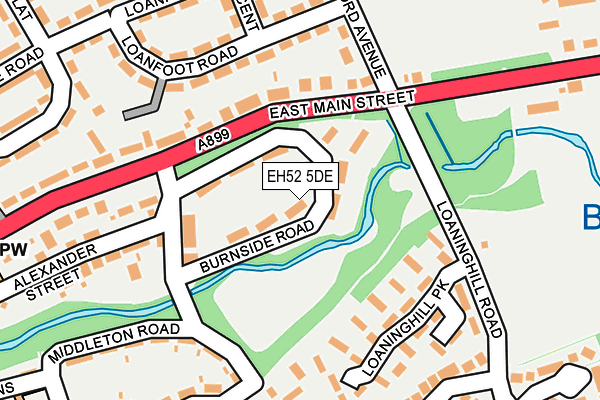 EH52 5DE map - OS OpenMap – Local (Ordnance Survey) EH52 5DE map - OS OpenMap – Local (Ordnance Survey)