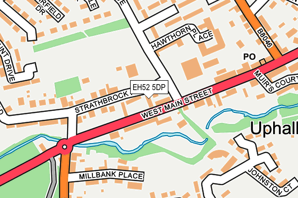 EH52 5DP map - OS OpenMap – Local (Ordnance Survey) EH52 5DP map - OS OpenMap – Local (Ordnance Survey)