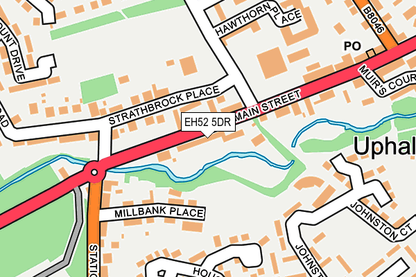 EH52 5DR map - OS OpenMap – Local (Ordnance Survey) EH52 5DR map - OS OpenMap – Local (Ordnance Survey)