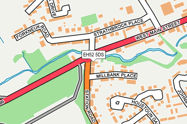 EH52 5DS map - OS OpenMap – Local (Ordnance Survey) EH52 5DS map - OS OpenMap – Local (Ordnance Survey)