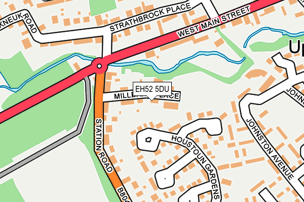 EH52 5DU map - OS OpenMap – Local (Ordnance Survey) EH52 5DU map - OS OpenMap – Local (Ordnance Survey)