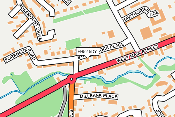 EH52 5DY map - OS OpenMap – Local (Ordnance Survey) EH52 5DY map - OS OpenMap – Local (Ordnance Survey)