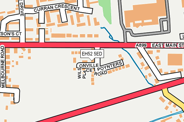 EH52 5ED map - OS OpenMap – Local (Ordnance Survey) EH52 5ED map - OS OpenMap – Local (Ordnance Survey)