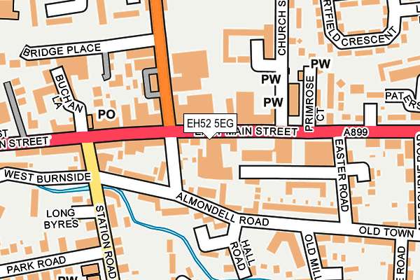 EH52 5EG map - OS OpenMap – Local (Ordnance Survey) EH52 5EG map - OS OpenMap – Local (Ordnance Survey)