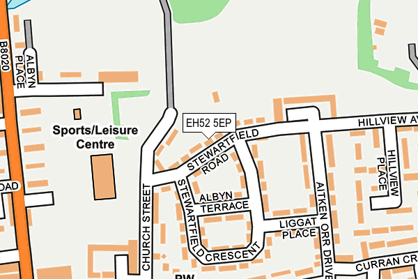 EH52 5EP map - OS OpenMap – Local (Ordnance Survey) EH52 5EP map - OS OpenMap – Local (Ordnance Survey)