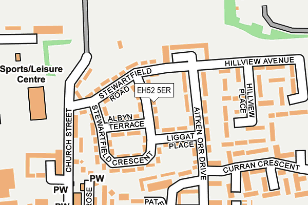 EH52 5ER map - OS OpenMap – Local (Ordnance Survey) EH52 5ER map - OS OpenMap – Local (Ordnance Survey)