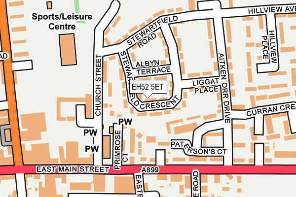EH52 5ET map - OS OpenMap – Local (Ordnance Survey) EH52 5ET map - OS OpenMap – Local (Ordnance Survey)