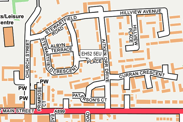 EH52 5EU map - OS OpenMap – Local (Ordnance Survey) EH52 5EU map - OS OpenMap – Local (Ordnance Survey)