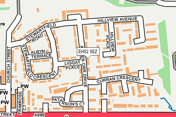 EH52 5EZ map - OS OpenMap – Local (Ordnance Survey) EH52 5EZ map - OS OpenMap – Local (Ordnance Survey)