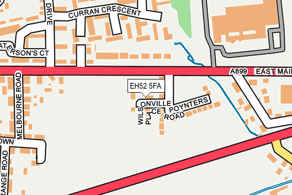 EH52 5FA map - OS OpenMap – Local (Ordnance Survey) EH52 5FA map - OS OpenMap – Local (Ordnance Survey)