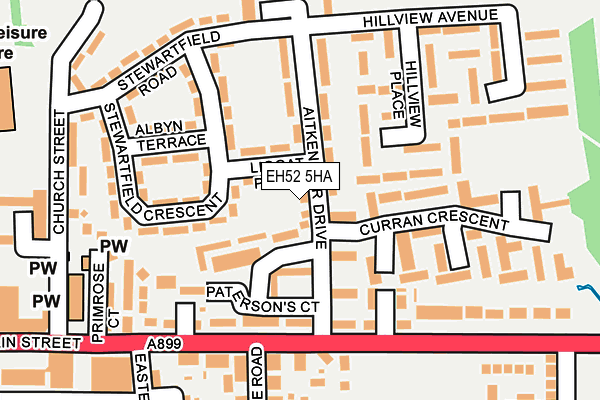 EH52 5HA map - OS OpenMap – Local (Ordnance Survey) EH52 5HA map - OS OpenMap – Local (Ordnance Survey)